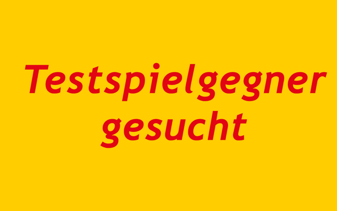 SV Kippenheim sucht Testspielgegner