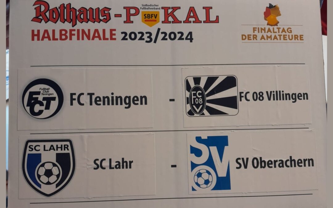 Die Paarungen stehen fest