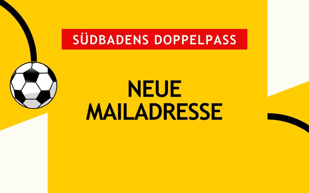 Neue Mailadresse