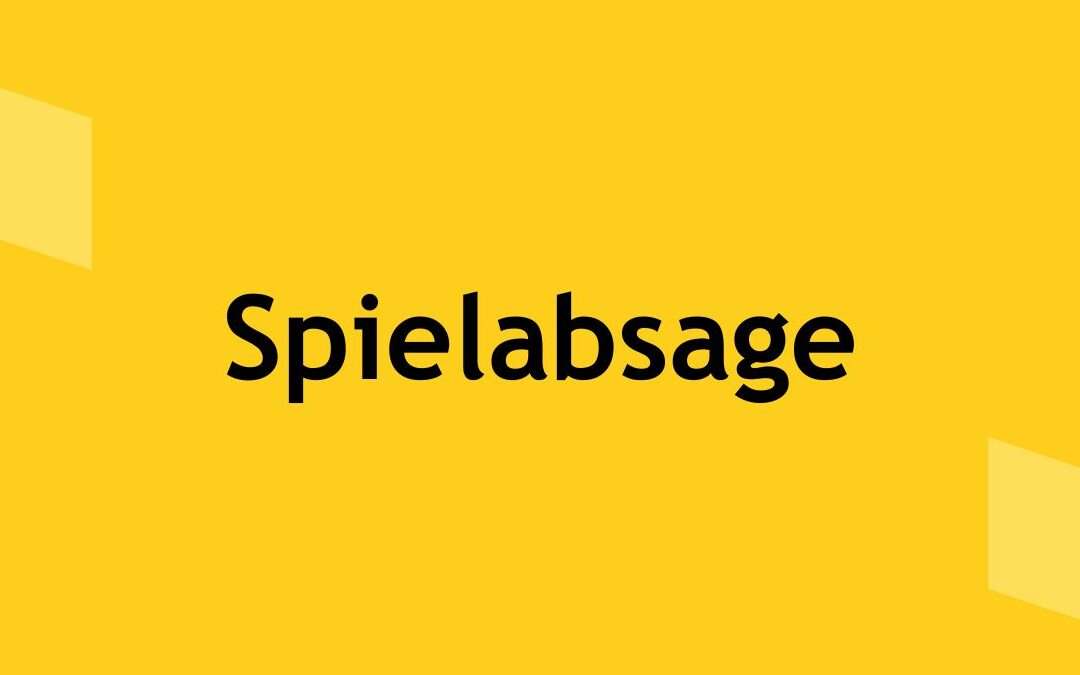 Spiel des Bahlinger SC gegen FC Waldkirch fällt aus