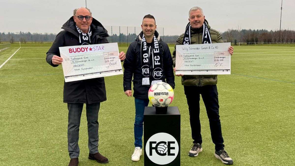 Scheckuebergabe_FC_Emmendingen Scheckübergabe beim FC Emmendingen