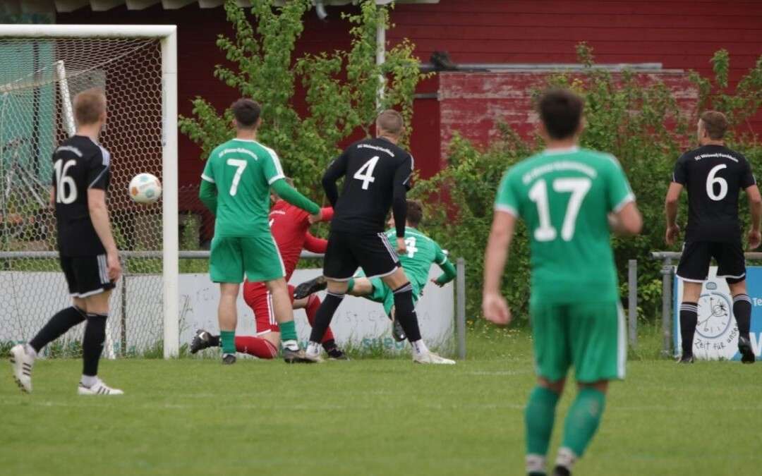 Torloses Remis in Wasser