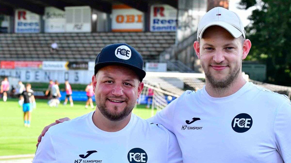 FC_Emmendingen_FSV_Ebringen Enrico Maffucci und Co-Trainer Steffen Kerber-Kemmet