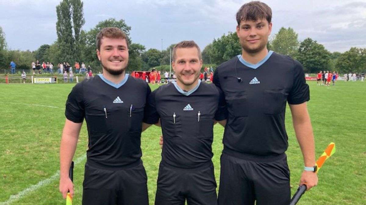 Schiedsrichter_Freiburger_FC_Bahlinger_SC Schiedsrichterteam Freiburger FC - Bahlinger SC