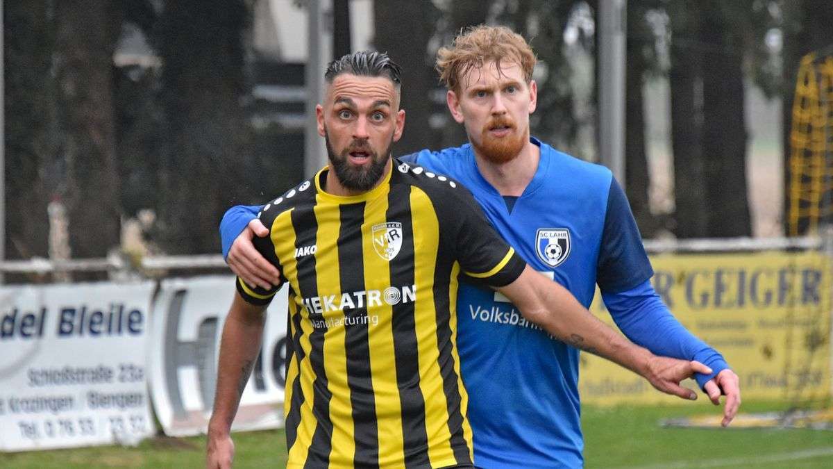 Yannick Häringer - Spielszene VfR Hausen - SC Lahr