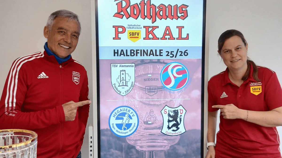 Auslosung SBFV-Halbfinale
