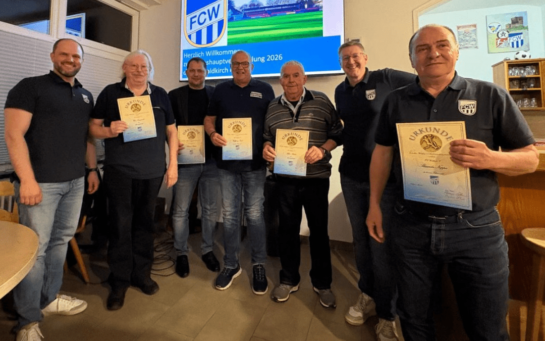 Jahreshauptversammlung FC Waldkirch