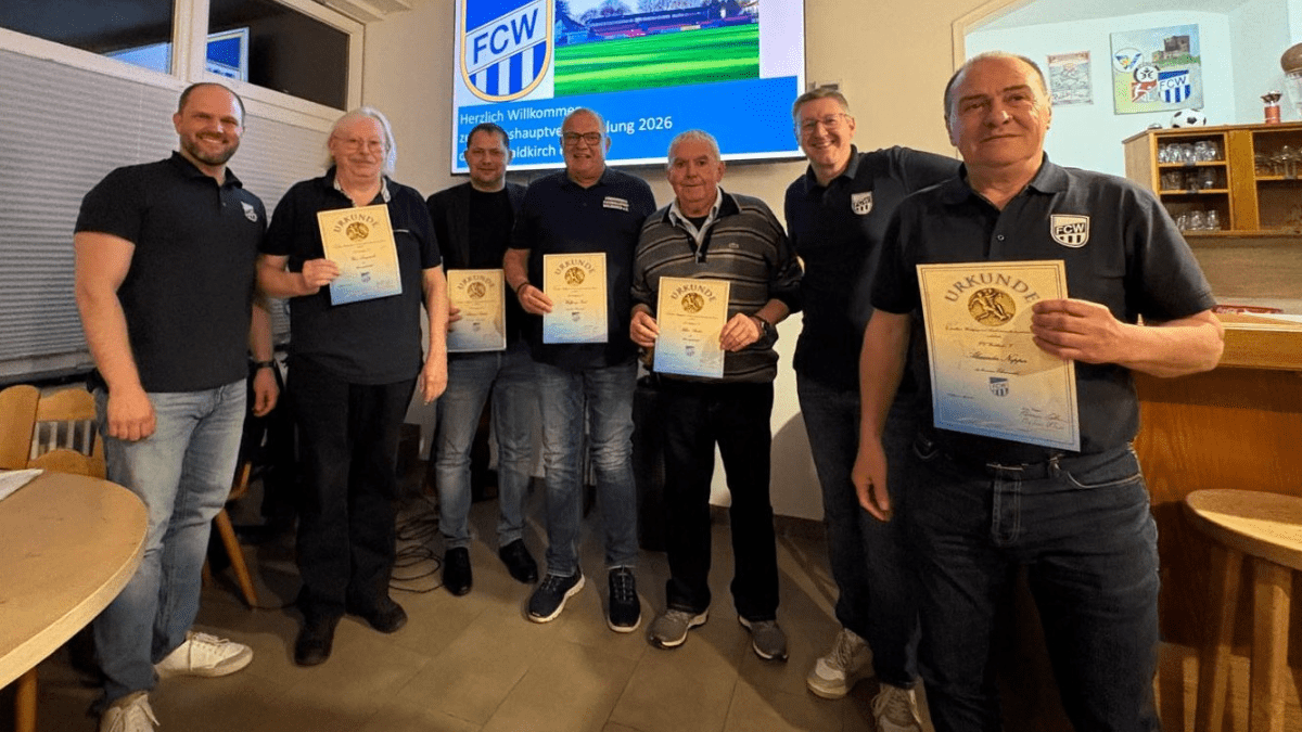 Jahreshauptversammlung FC Waldkirch